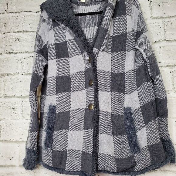 Simply noelle plaid long sleeve jacket - Picture 5 of 8